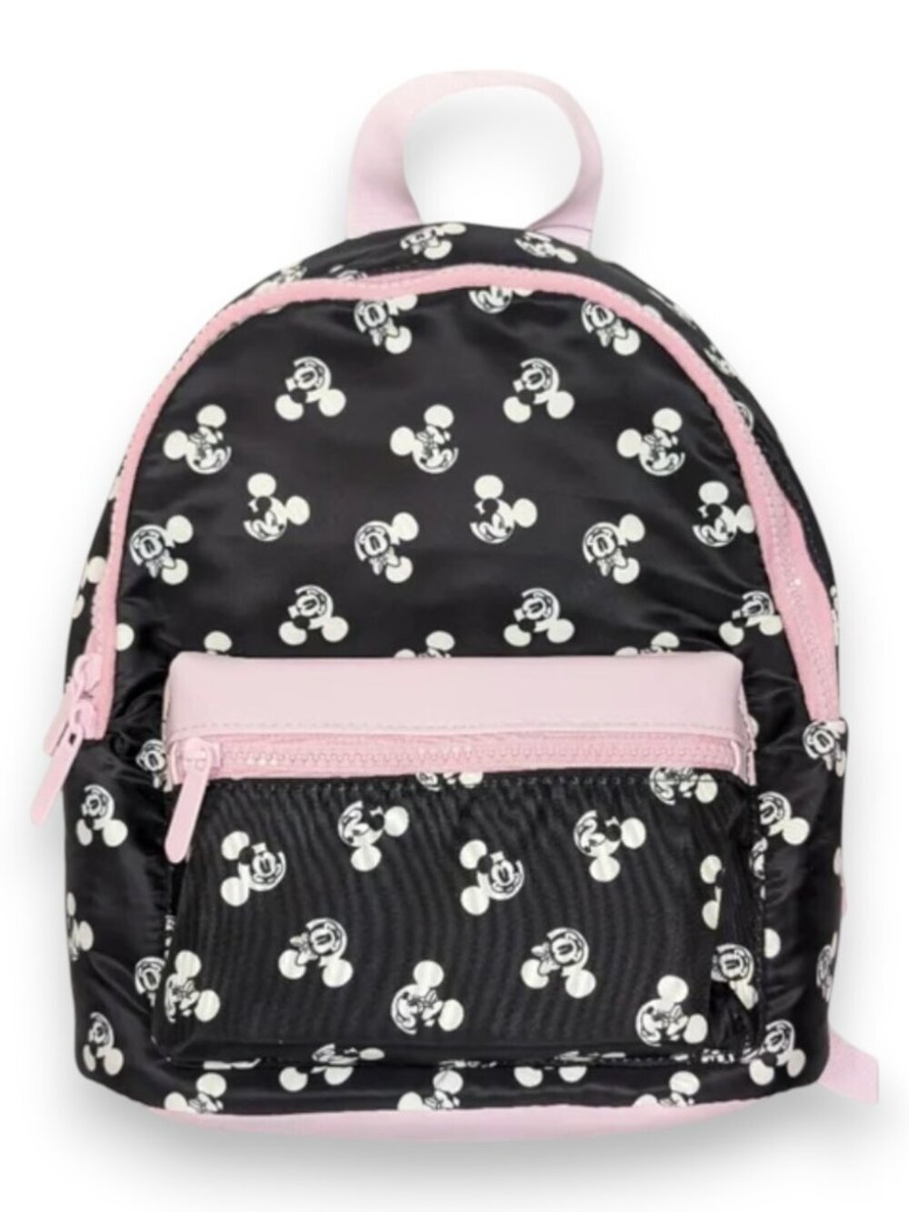 Disney Bioworld Mickey Minnie Mouse Backpack - Black and Pink NWT